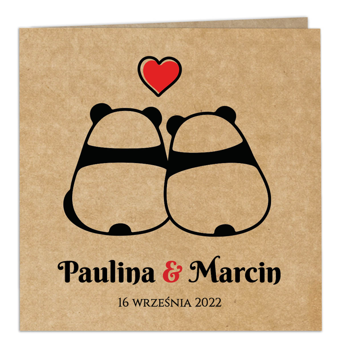 Zaproszenia Ślubne Eko Ludki