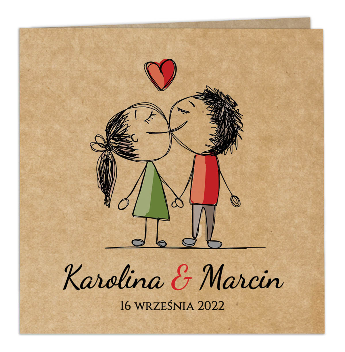 Zaproszenia Ślubne Eko Ludki