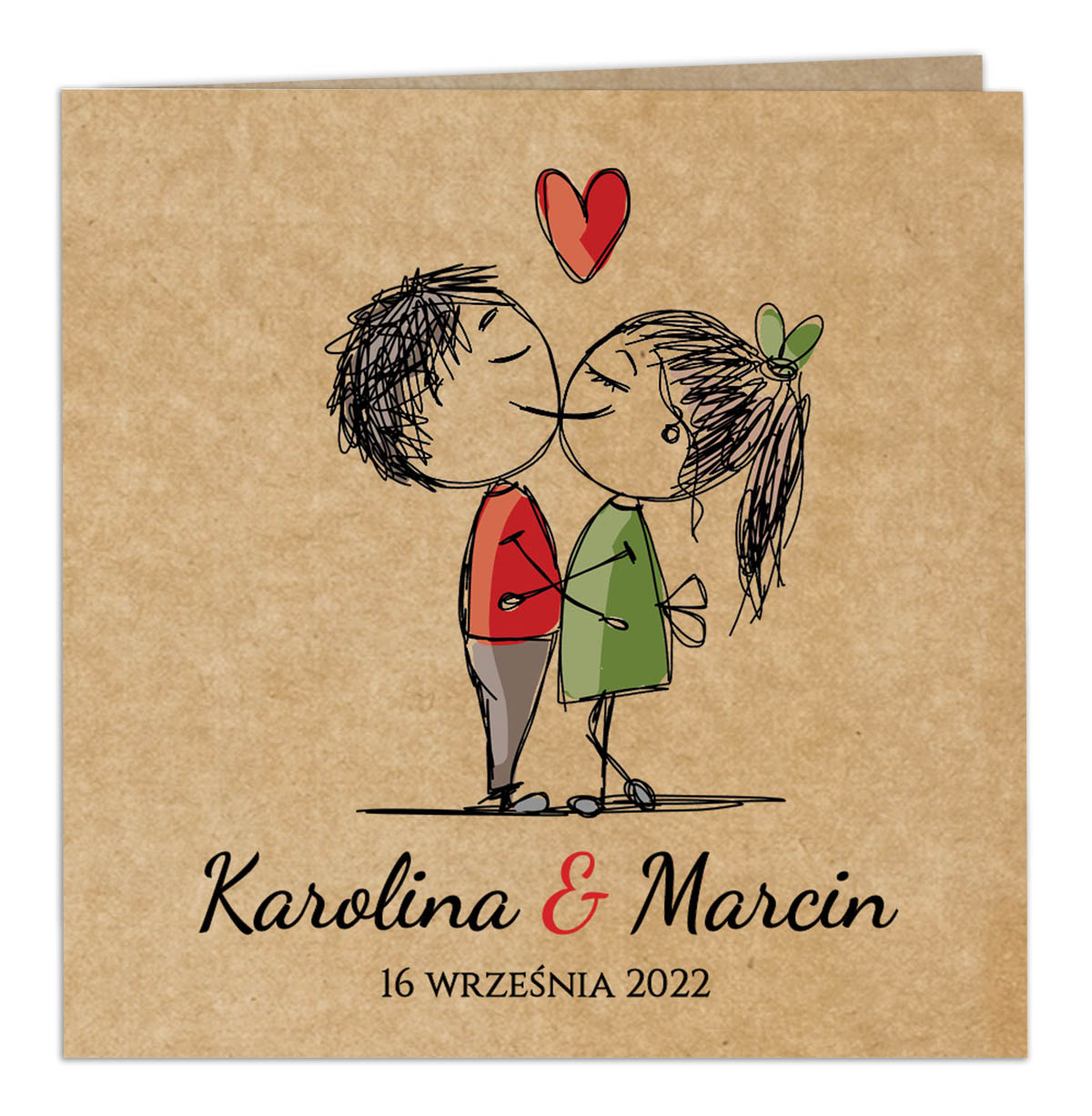 Zaproszenia Ślubne Eko Ludki