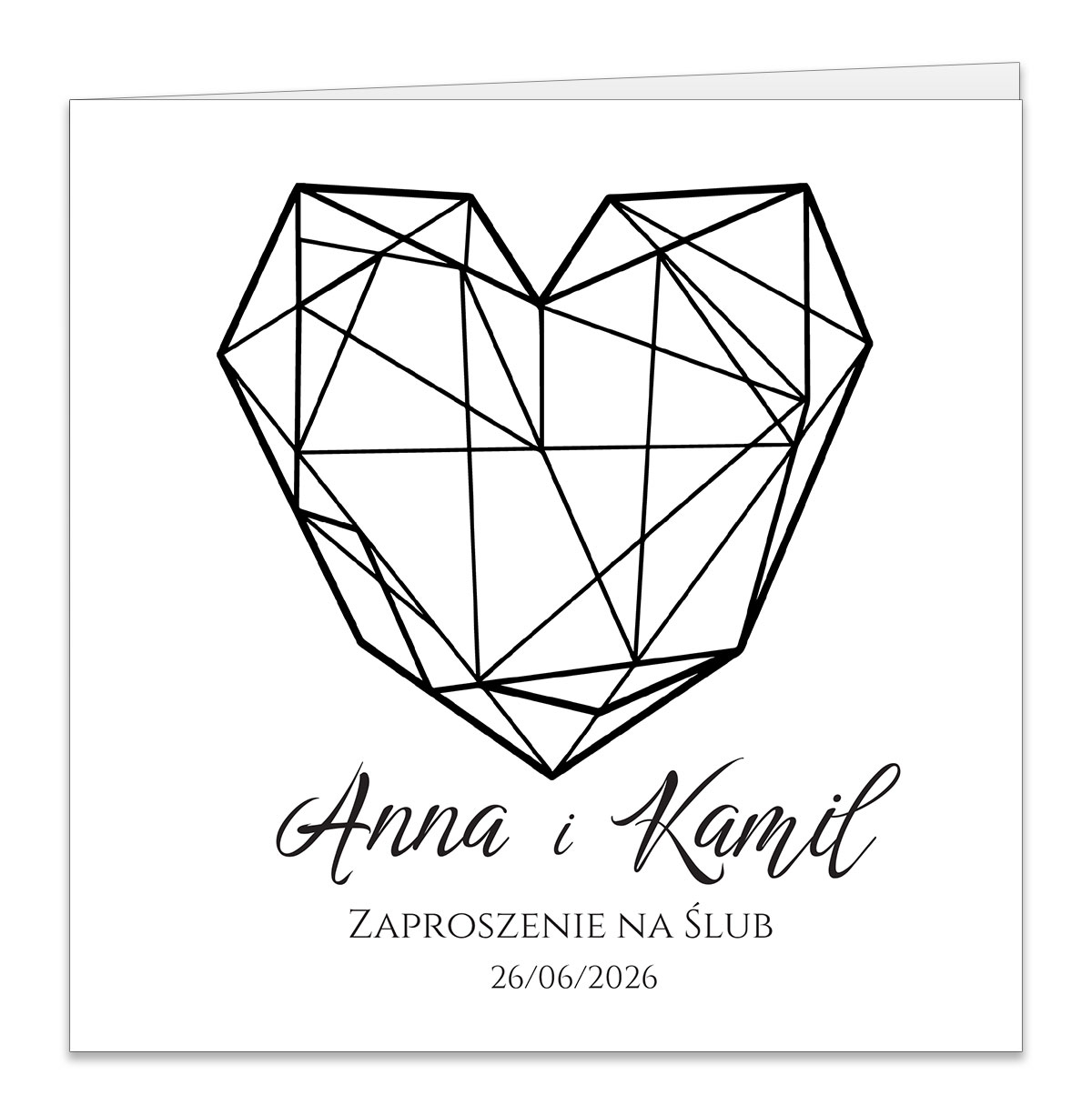 Próbki Złocone Zaproszenia Ofelia3