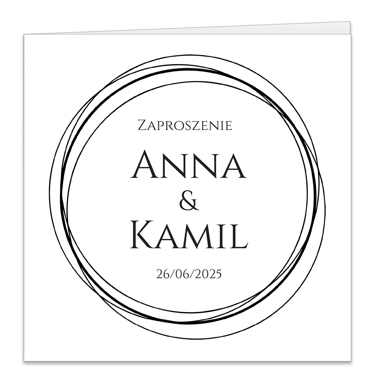 Próbki Złocone Zaproszenia Ofelia3