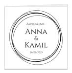 Próbki Złocone Zaproszenia Ofelia3