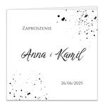 Złocone zaproszenia Ślubne Ofelia4