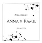 Złocone zaproszenia Ślubne Ofelia4