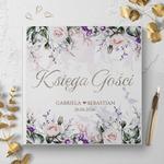 Księga gości weselnych - białe/czarne karty - Anna