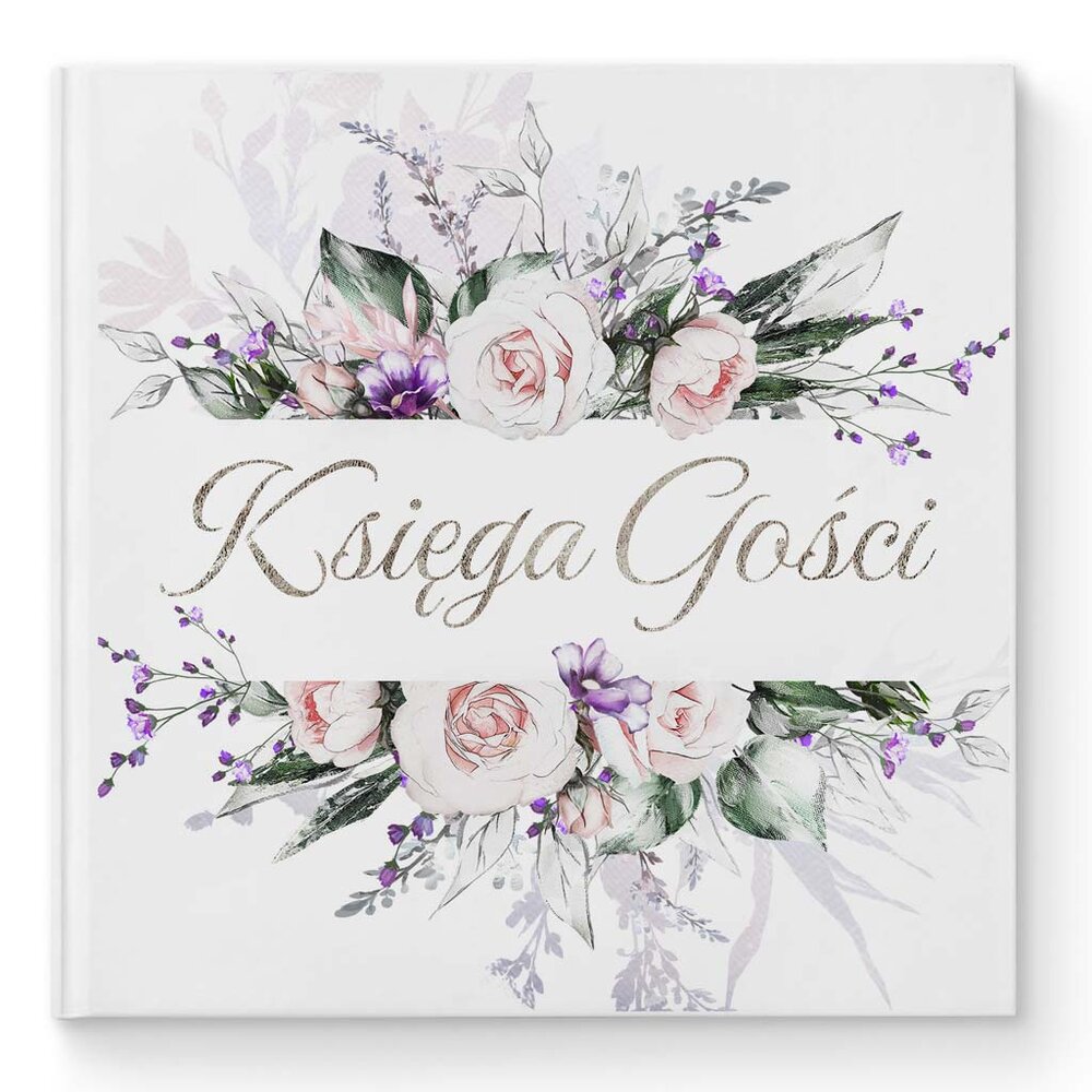 Księga gości weselnych - białe/czarne karty - Anna
