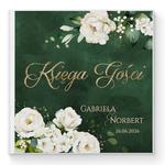 Księga gości weselnych - białe/czarne karty - Adelajda i Luiza