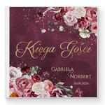 Księga gości weselnych - białe/czarne karty - Adelajda i Luiza