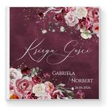 Księga gości weselnych - białe/czarne karty - Adelajda i Luiza