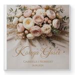 Księga gości weselnych - białe/czarne karty - Flawia