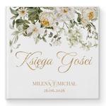 Księga gości weselnych - białe/czarne karty - Milana