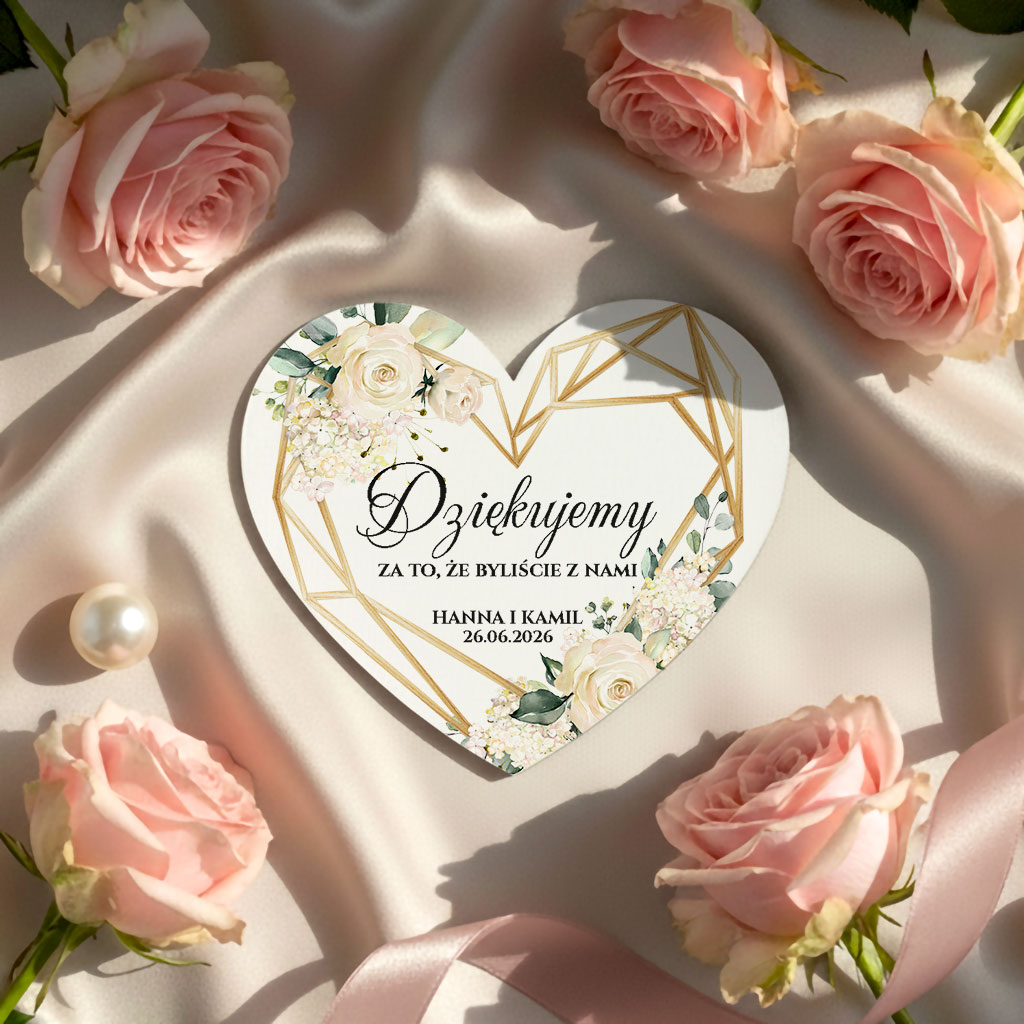 Magnesy z podziękowaniem - Ariana2