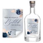 Naklejki na wódkę weselną 8szt - Megan