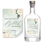 Naklejki na wódkę weselną 8szt - Megan