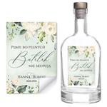 Naklejki na wódkę weselną 8szt - Megan