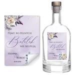 Naklejki na wódkę weselną 8szt - Megan