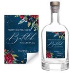 Naklejki na wódkę weselną 8szt - Megan