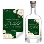 Naklejki na wódkę weselną 8szt - Megan