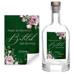 Naklejki na wódkę weselną 8szt - Megan