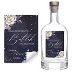 Naklejki na wódkę weselną 8szt - Megan