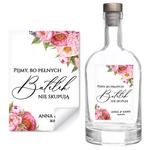 Naklejki na butelki Amanda