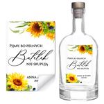 Naklejki na butelki Amanda