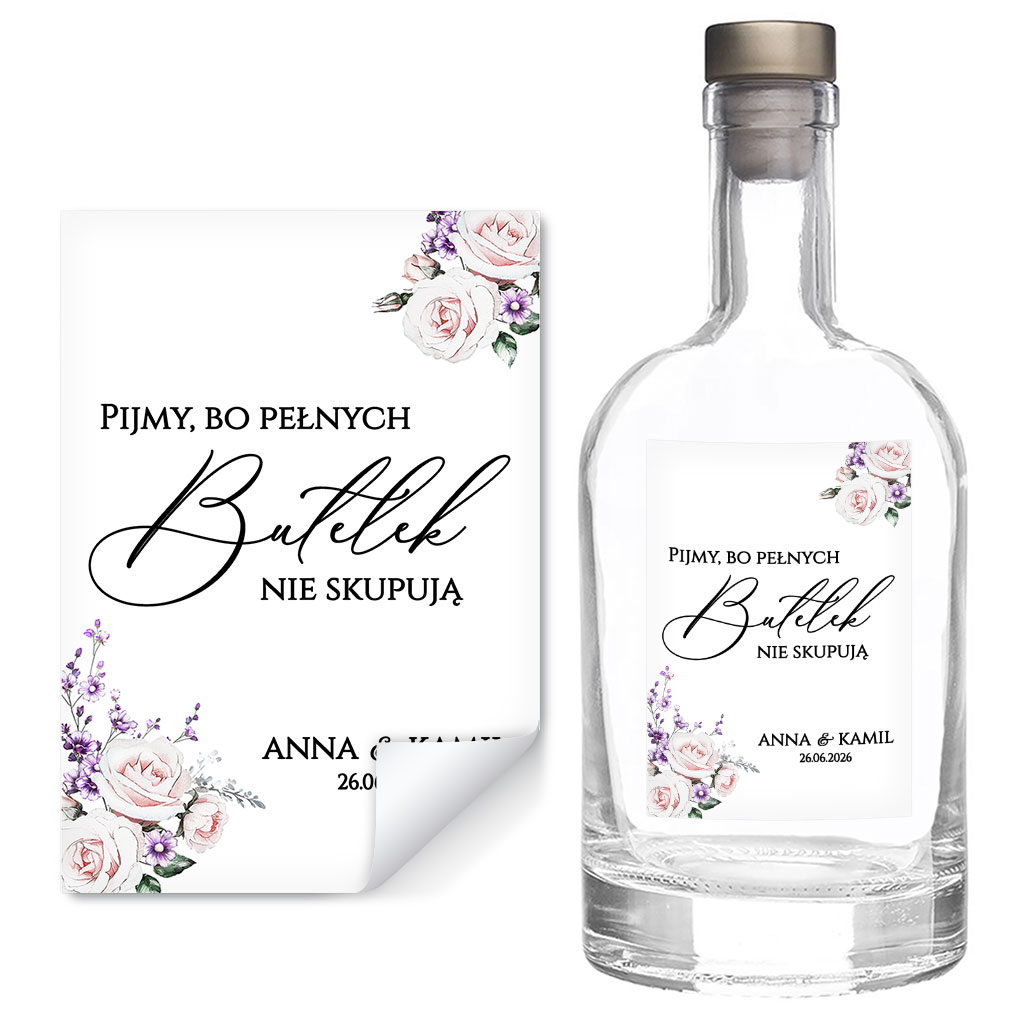 Naklejki na butelki Anna