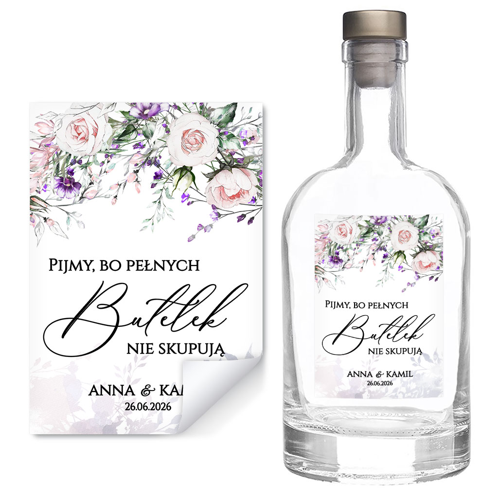 Naklejki na butelki Anna