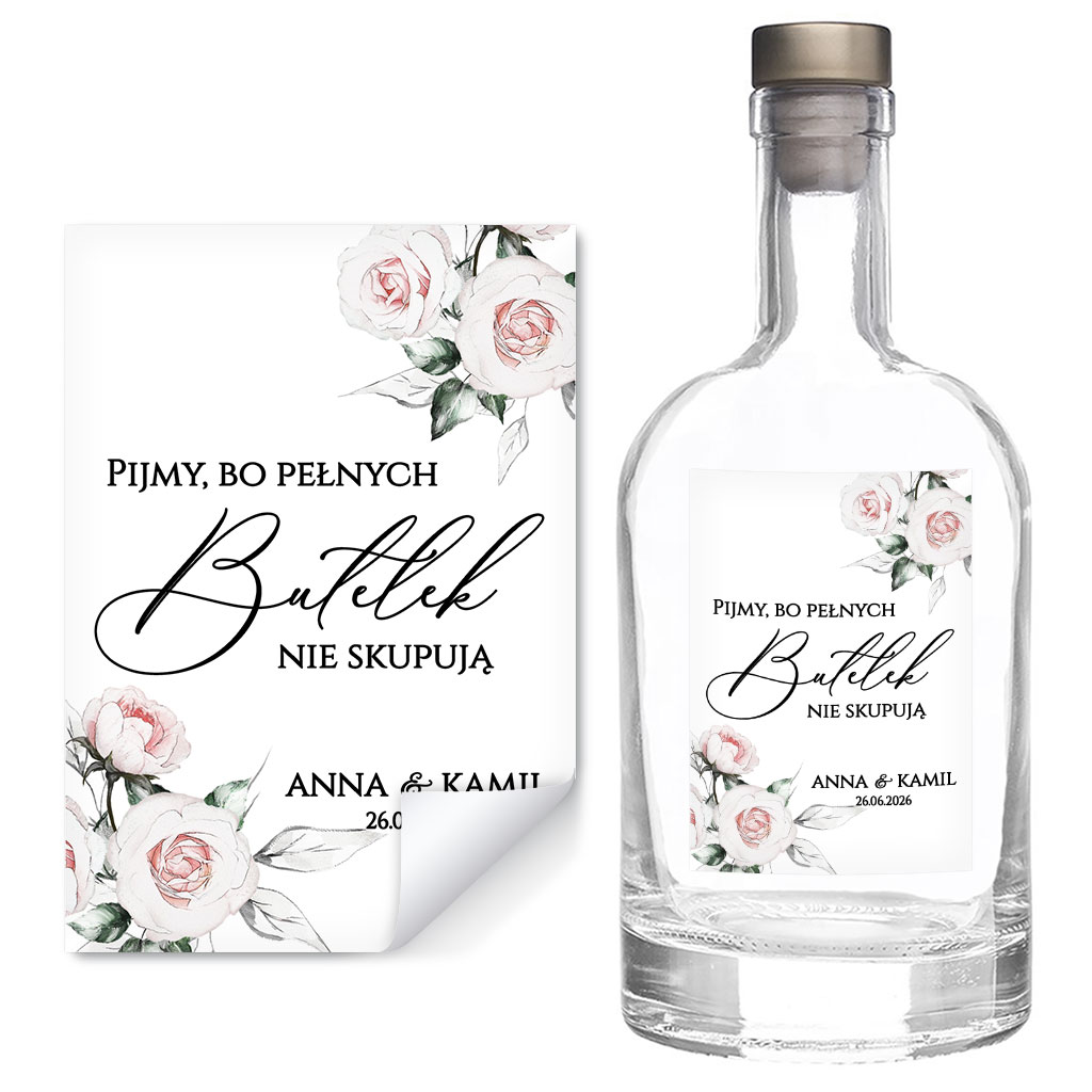 Naklejki na butelki Anna