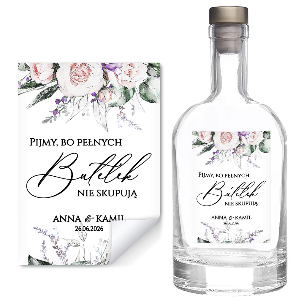 Naklejki na butelki Anna