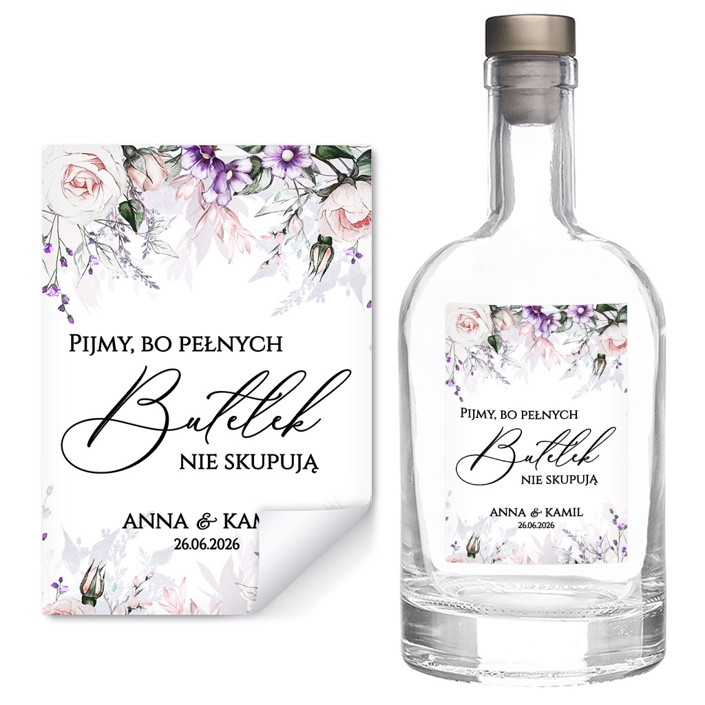 Naklejki na butelki Anna