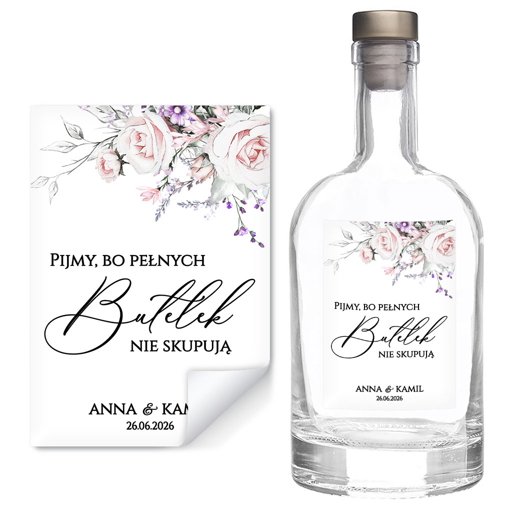 Naklejki na butelki Anna