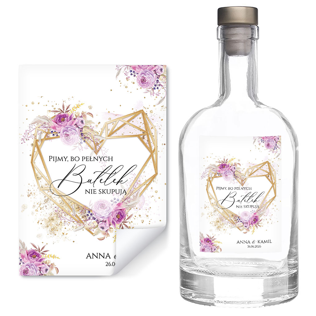 Naklejki na butelki Ariana2