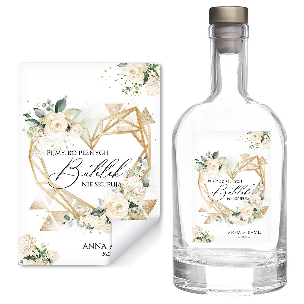 Naklejki na butelki Ariana2