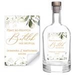 Naklejki na butelki Eukaliptus