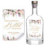 Naklejki na butelki Rose