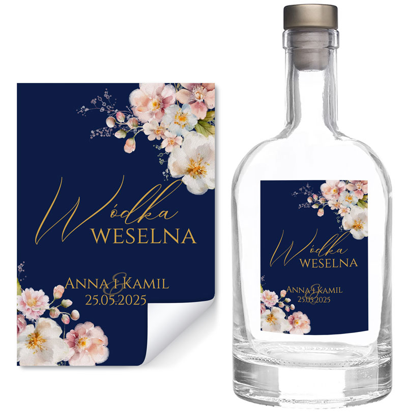 Naklejki na butelki Ingrid