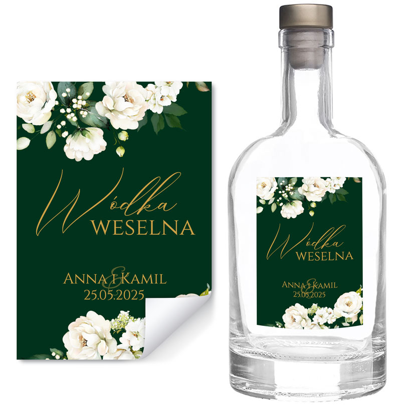 Naklejki na butelki Ingrid