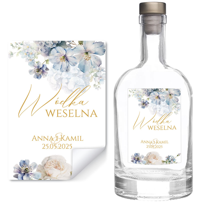 Naklejki na butelki Ingrid