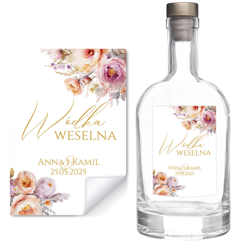 Naklejki na butelki Ingrid