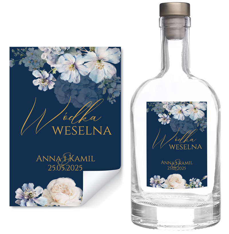 Naklejki na butelki Ingrid