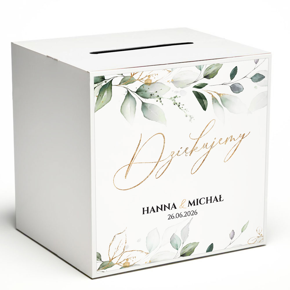Pudełko na koperty – Eukaliptus