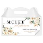 Naklejki na pudełka na ciasto 3 szt. - Milana