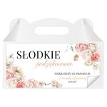 Naklejki na pudełka na ciasto 3 szt. - Milana