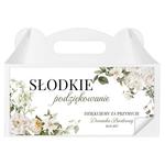 Naklejki na pudełka na ciasto 3 szt. - Milana