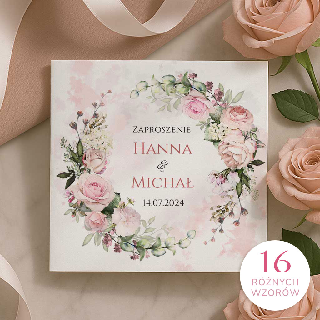 Zaproszenia Ślubne Rose