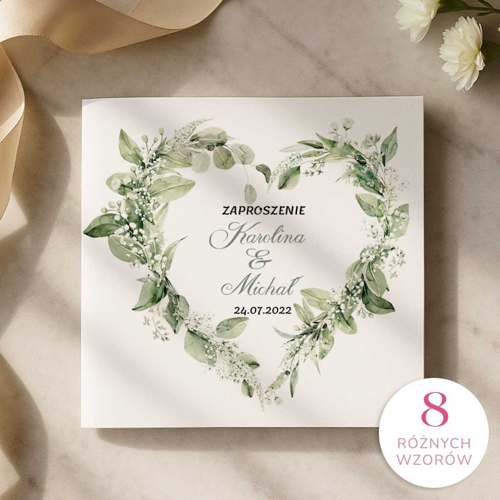 Zaproszenia Ślubne Gipsówka