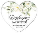 Magnesy z podziękowaniem - Gipsówka