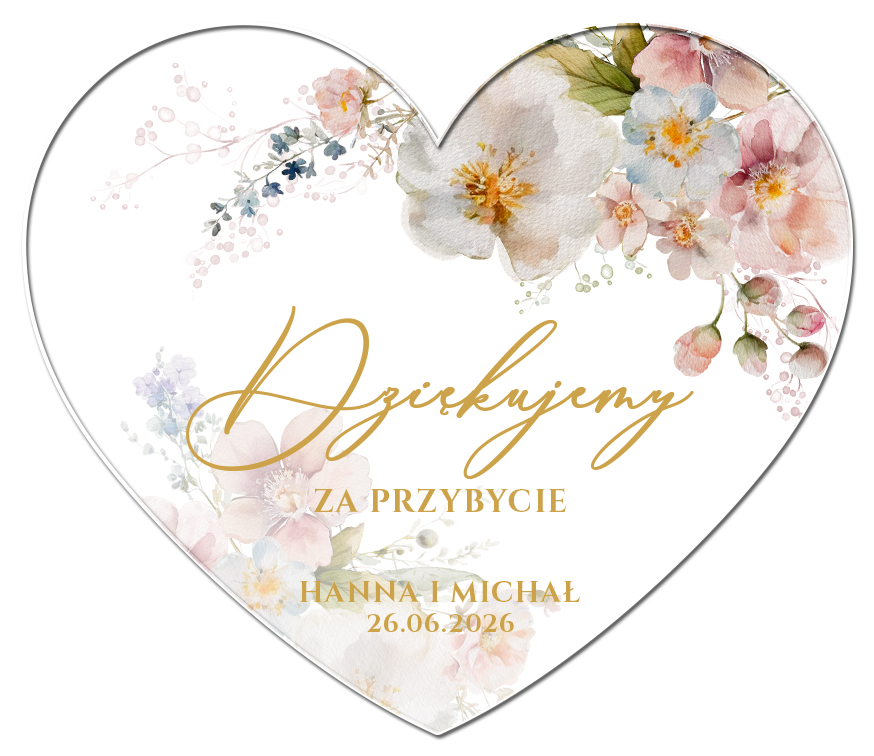 Podziękowania dla gości - Ingrid