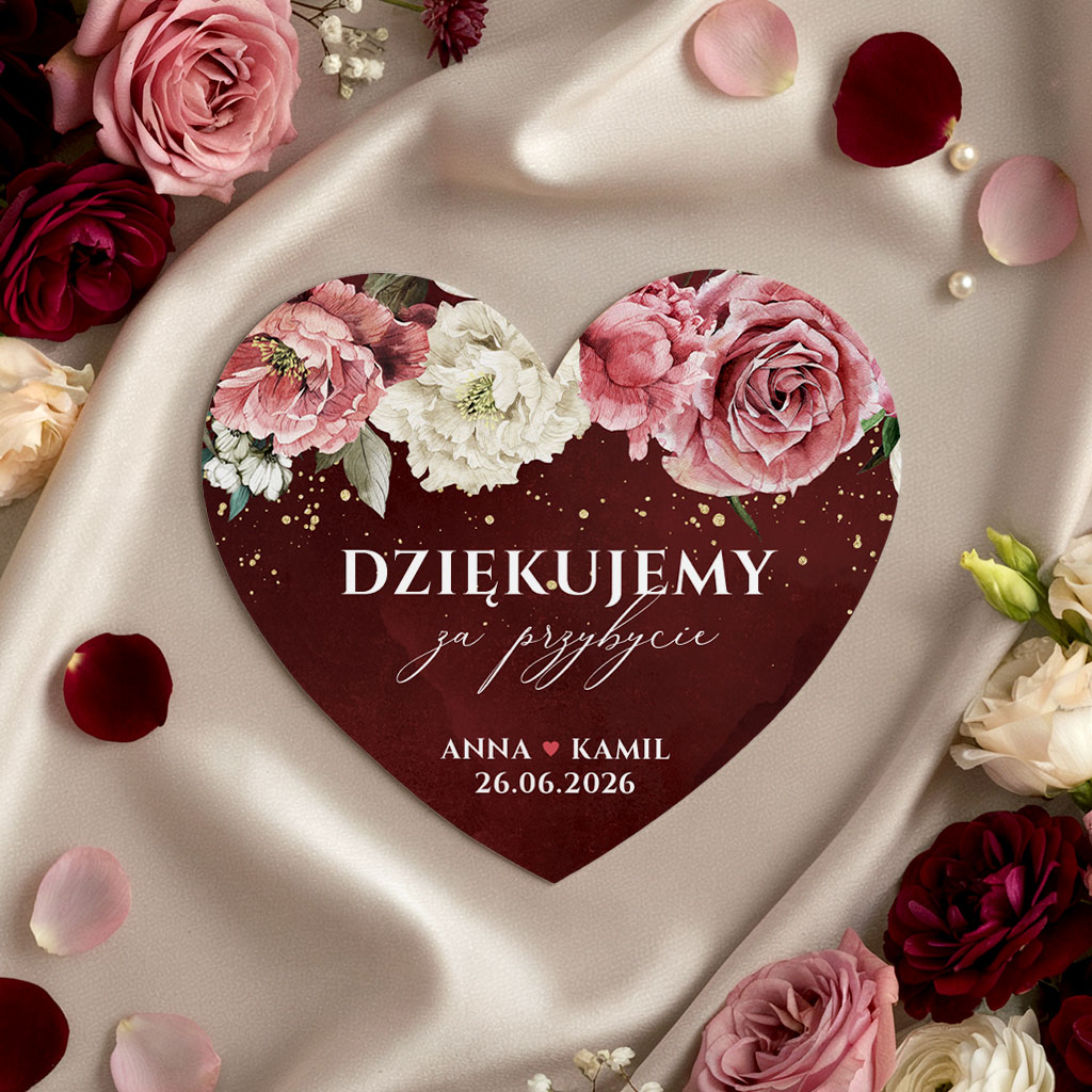 Podziękowania dla gości - Megan